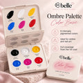 8belle Ombre Color Palette - Basic | Professional 6-Color Solid Gel Art & Gradient Palette