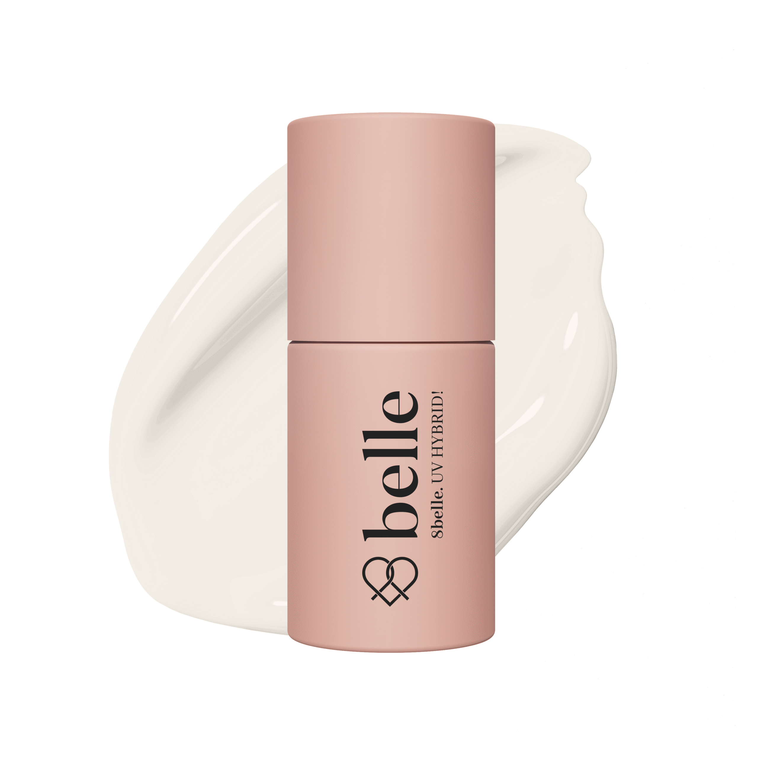 8belle Gel Nail Polish - 002 Coconut Beige | HEMA-Free, Soak-Off UV/LED